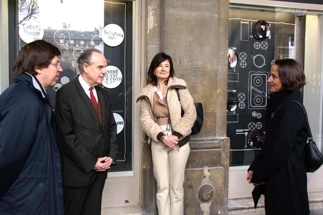 D.g à dr. Michel Bernardaud, Frédéric Mitterand, Agnes Thurnhauer, Magdalena Gerber © Particia Pedrizet